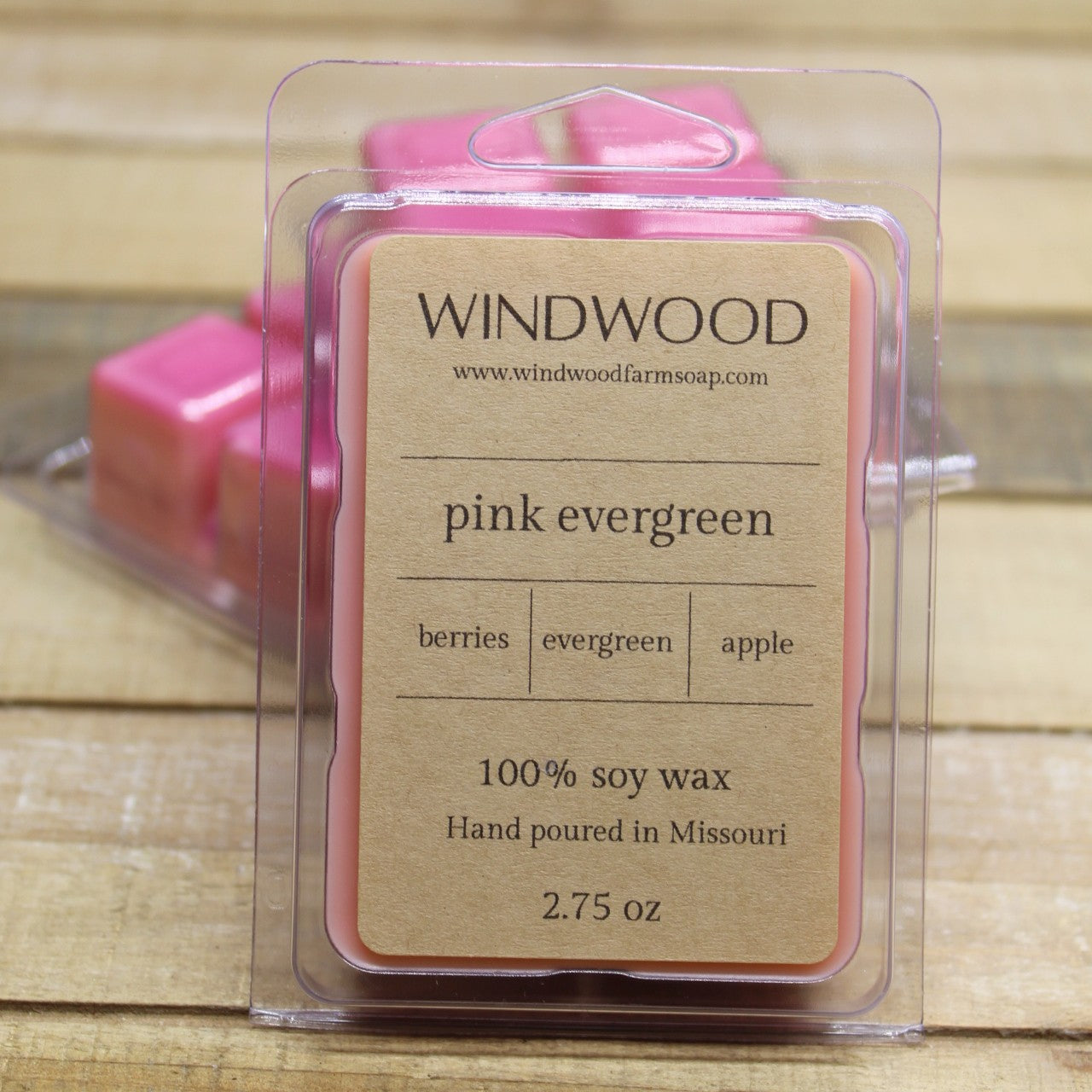 Pink Evergreen Wax Melts